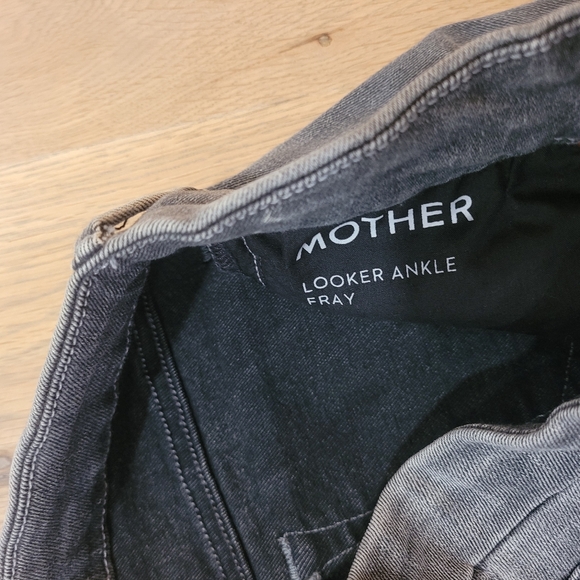Mother The Looker Ankle Fray Jeans Size 24 - Picture 5 of 7